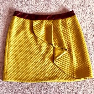 Quilted Ruffle Skirt